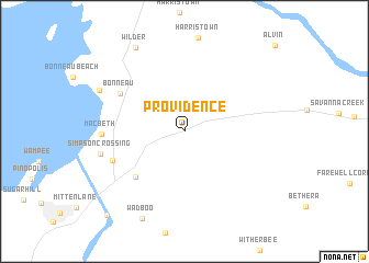 map of Providence