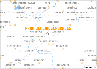 map of Providencia de Cabrales