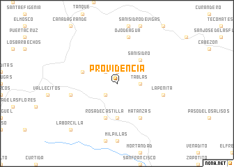 map of Providencia