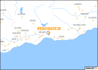 map of Providencia