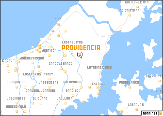 map of Providencia