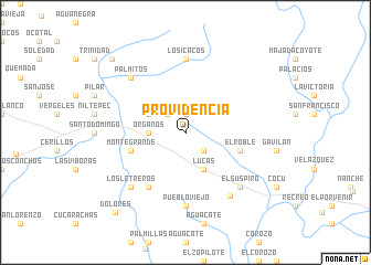 map of Providencia
