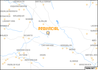 map of Provincial