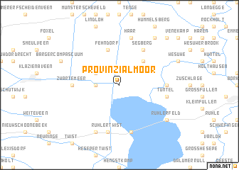 map of Provinzialmoor