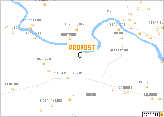 map of Provost