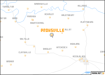 map of Prowsville