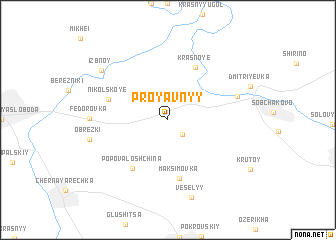 map of Proyavnyy