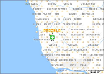 map of Prozela