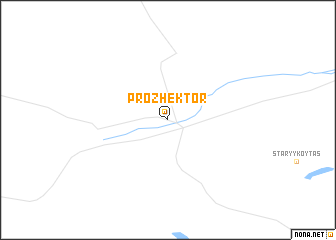 map of Prozhektor