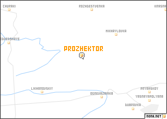 map of Prozhektor