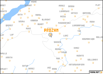 map of Prozhm