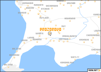 map of Prozorovo