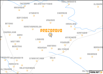 map of Prozorovo