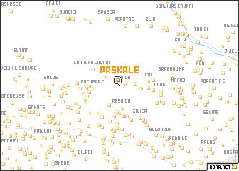 map of Prskale