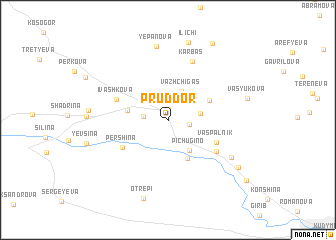map of Pruddor