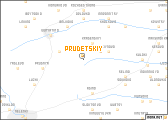 map of Prudetskiy