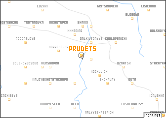 map of Prudets