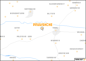 map of Prudishche