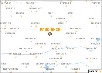 map of Prudishchi