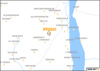 map of Prudki