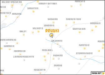 map of Prudki