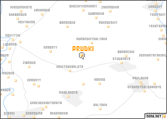 map of Prudki