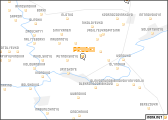 map of Prudki