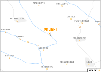 map of Prudki