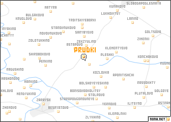 map of Prudki