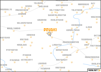 map of Prudki