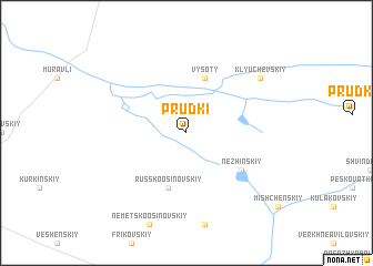 map of Prudki