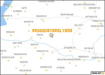 map of Prudovaya Polyana