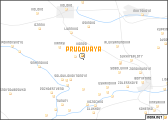 map of Prudovaya