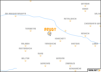 map of Prudy