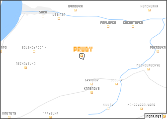 map of Prudy