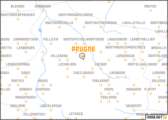 map of Prugne