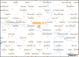 map of Prühlitz