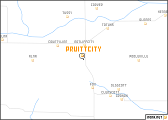 map of Pruitt City