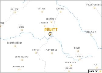 map of Pruitt