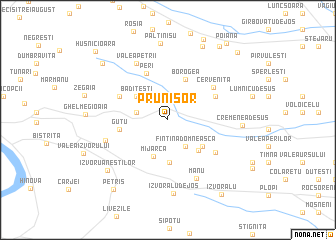 map of Prunişor