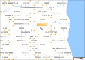 map of Pruno