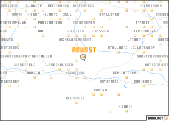 map of Prünst