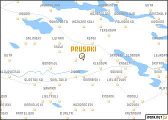 map of Prusaki