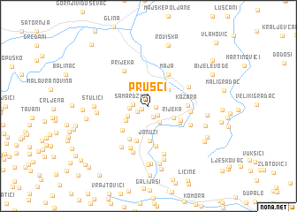 map of Prusci