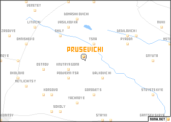 map of Prusevichi