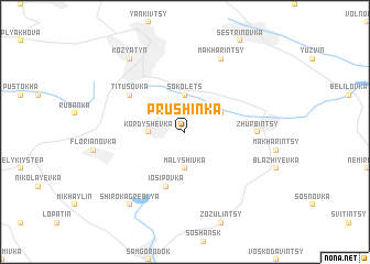 map of Prushinka