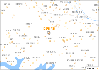 map of Prush