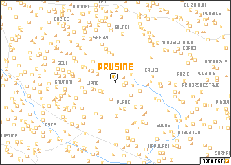 map of Prusine