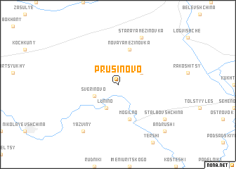 map of Prusinovo