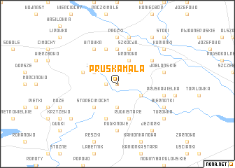 map of Pruska Mała